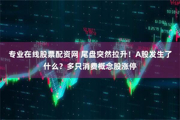 专业在线股票配资网 尾盘突然拉升！A股发生了什么？多只消费概念股涨停
